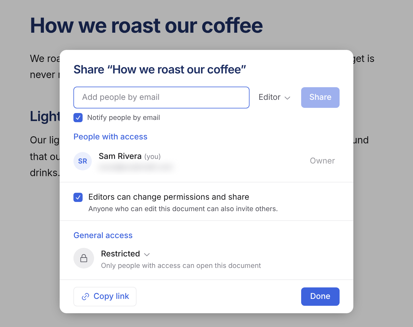 Share “How we roast our coffee”